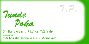 tunde poka business card